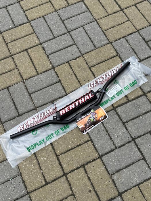 Руль Рентал 22мм, руль Renthal 22мм, руль на мотоцикл 22мм, моторуль