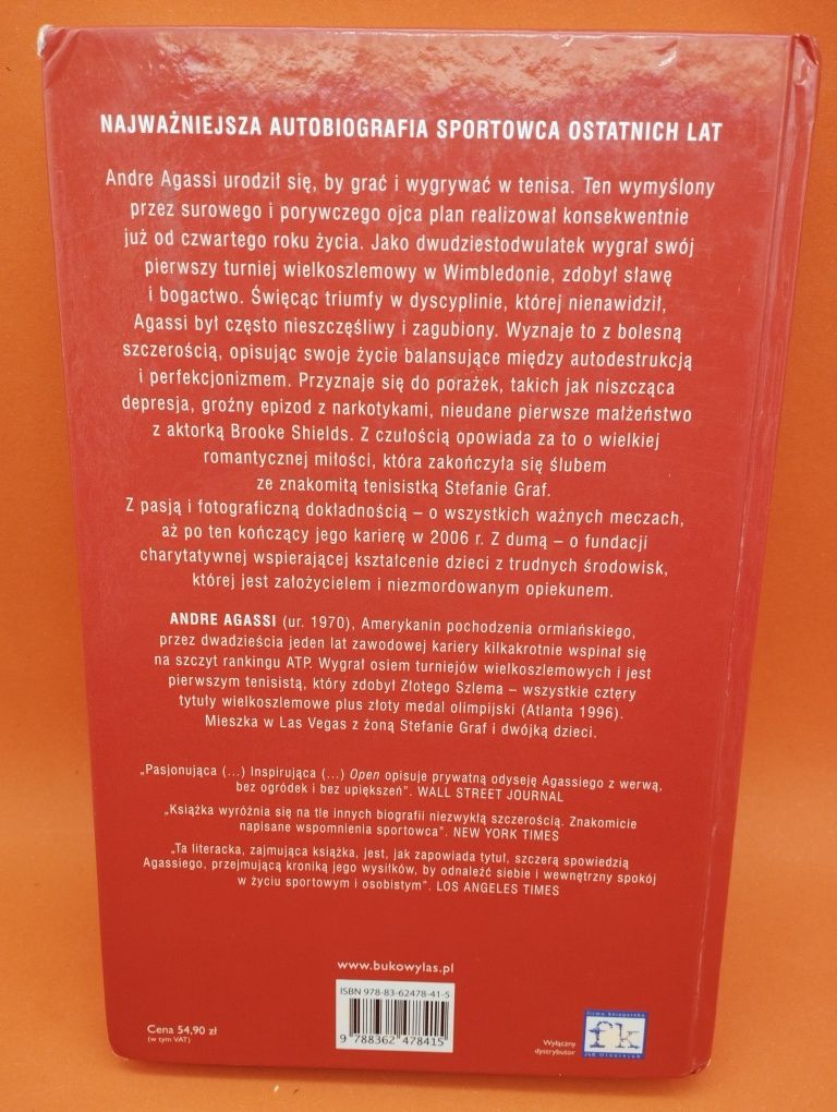 Andre Agassi - Open Autobiografia Tenisisty