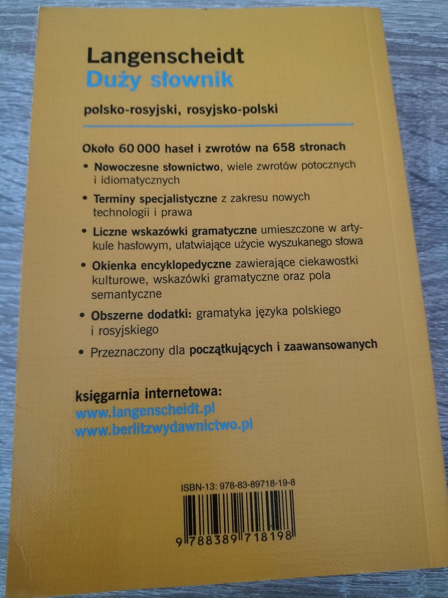 Słownik polsko-rosyjski rosyjsko-polski