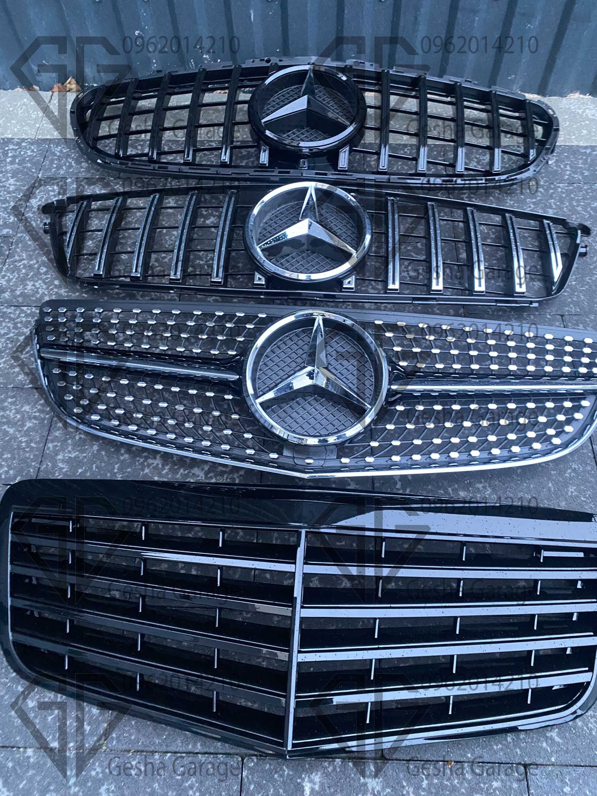 Решетка решітка mercedes мерседес CLA CLS GLA GLB GLC GLE GLS CL ML G