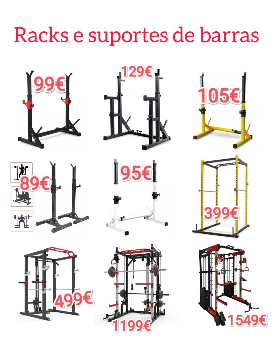 Promoções musculação e fitness - bancos, passadeiras, bicicletas, peso