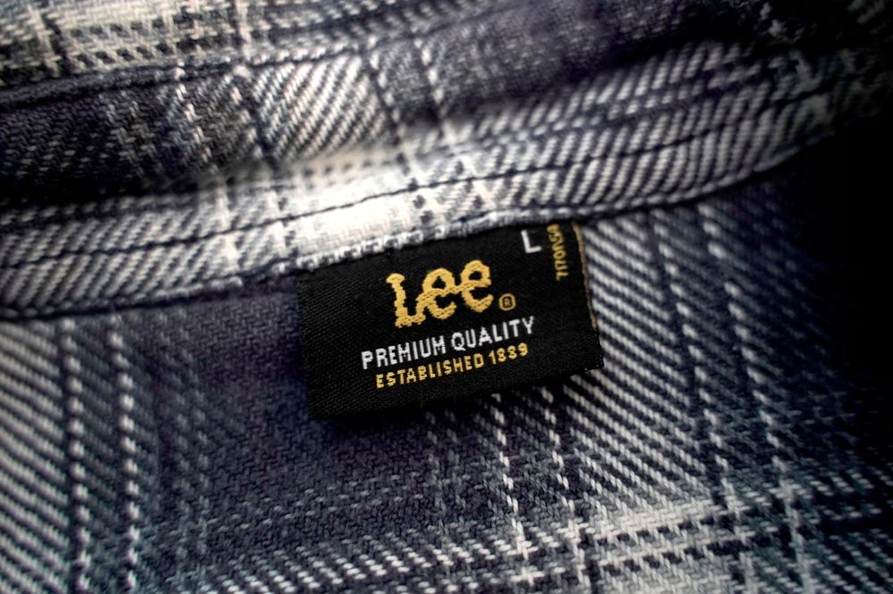 LEE Western shirt | Stylowa koszula w kratę, bardzo miła w dotyku r.L