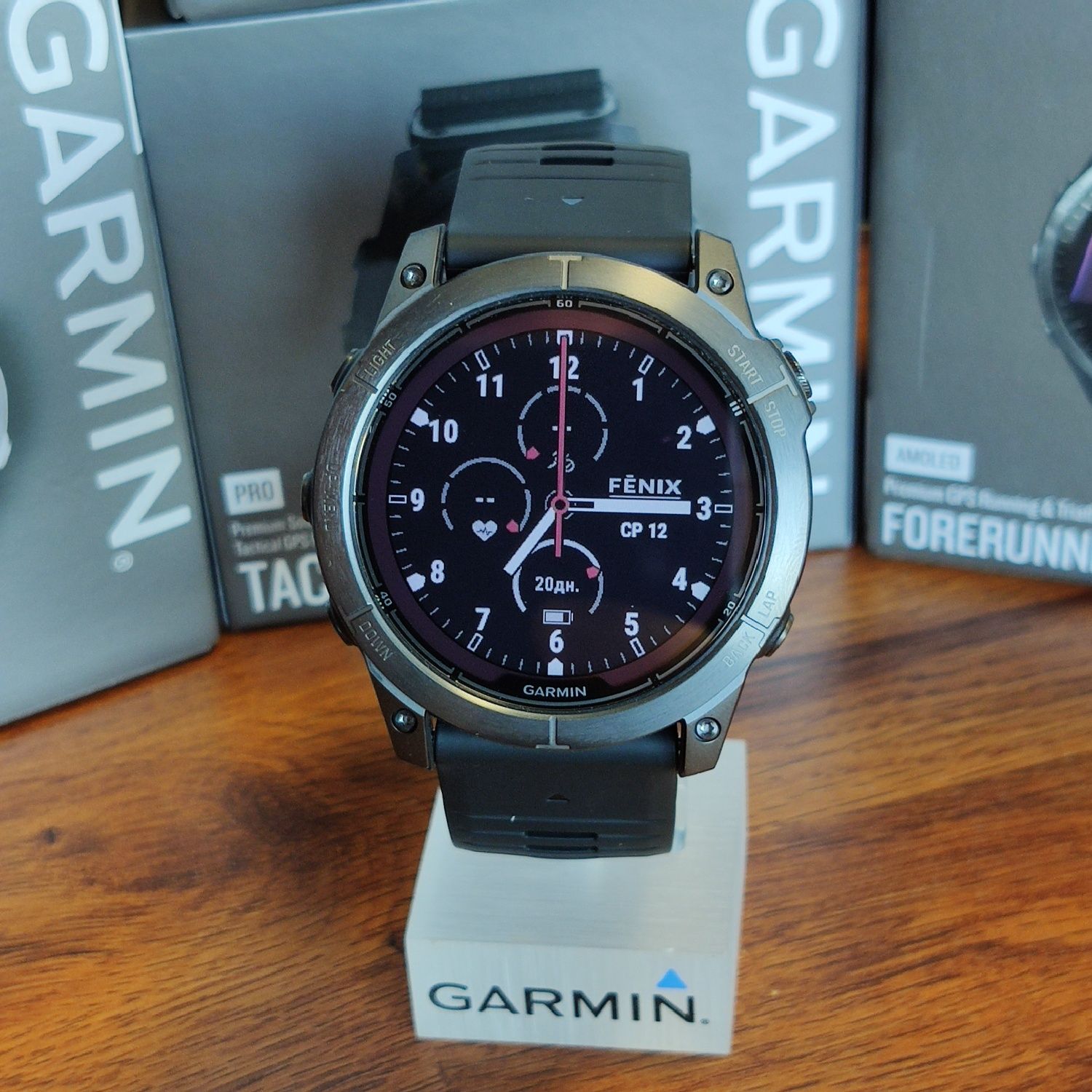 Garmin fenix 7X Pro Sapphire Solar Titan Bracelet 010-02778-30