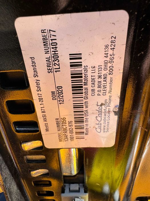 Traktorek kosiarka Cub Cadet XT1 Kohler 22km z USA! 46" WYPRZEDAZ!