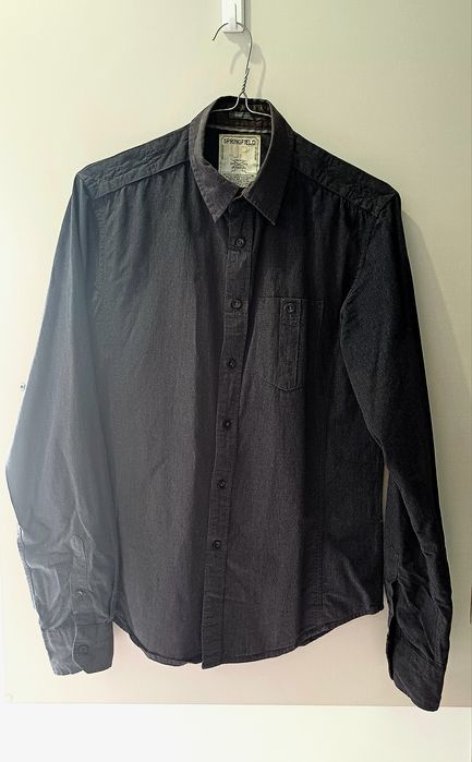 Camisa Springfield cinza escura