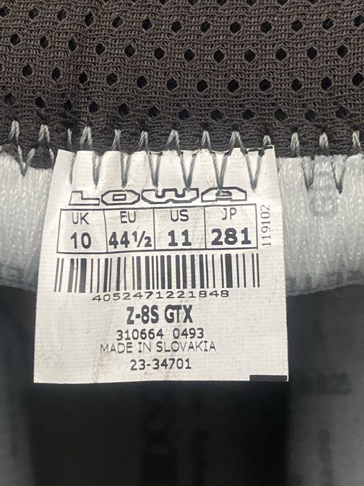 Берці тактичні Lowa Z8-S GTX.. Gore-Tex.  Оригінал