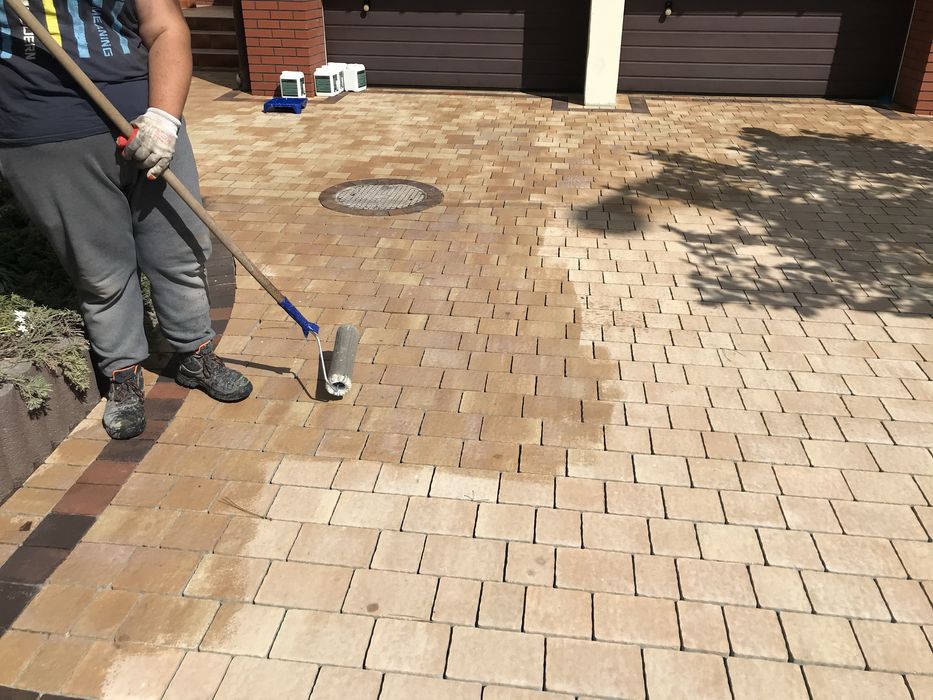 Układanie kostka brukowa schody taras chodnik brukarstwo artystyczne