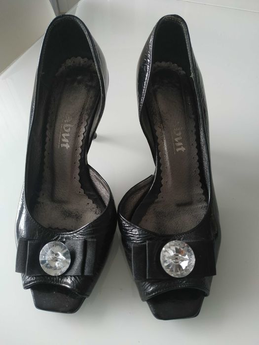 buty damskie czółenka na szpilce skóra naturalna r.35