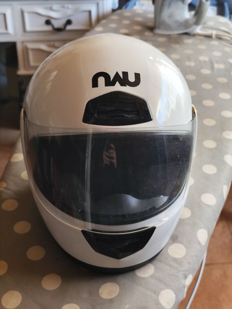 Capacete nau branco