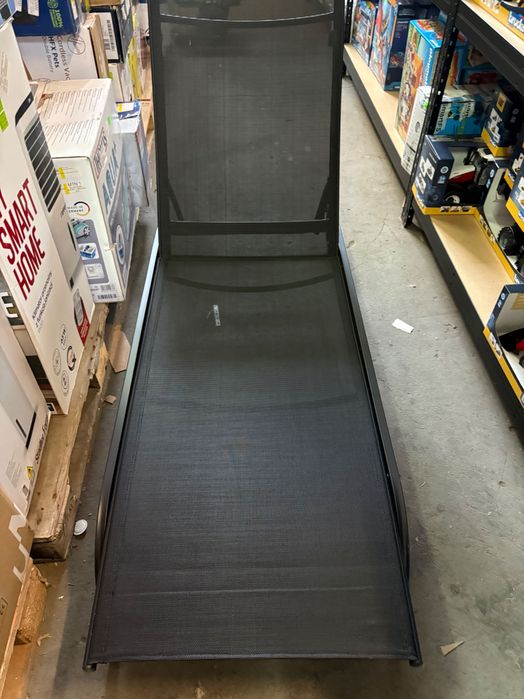 Leżak na kółkach grodowy z regulowanym oparciem relaksacyjny