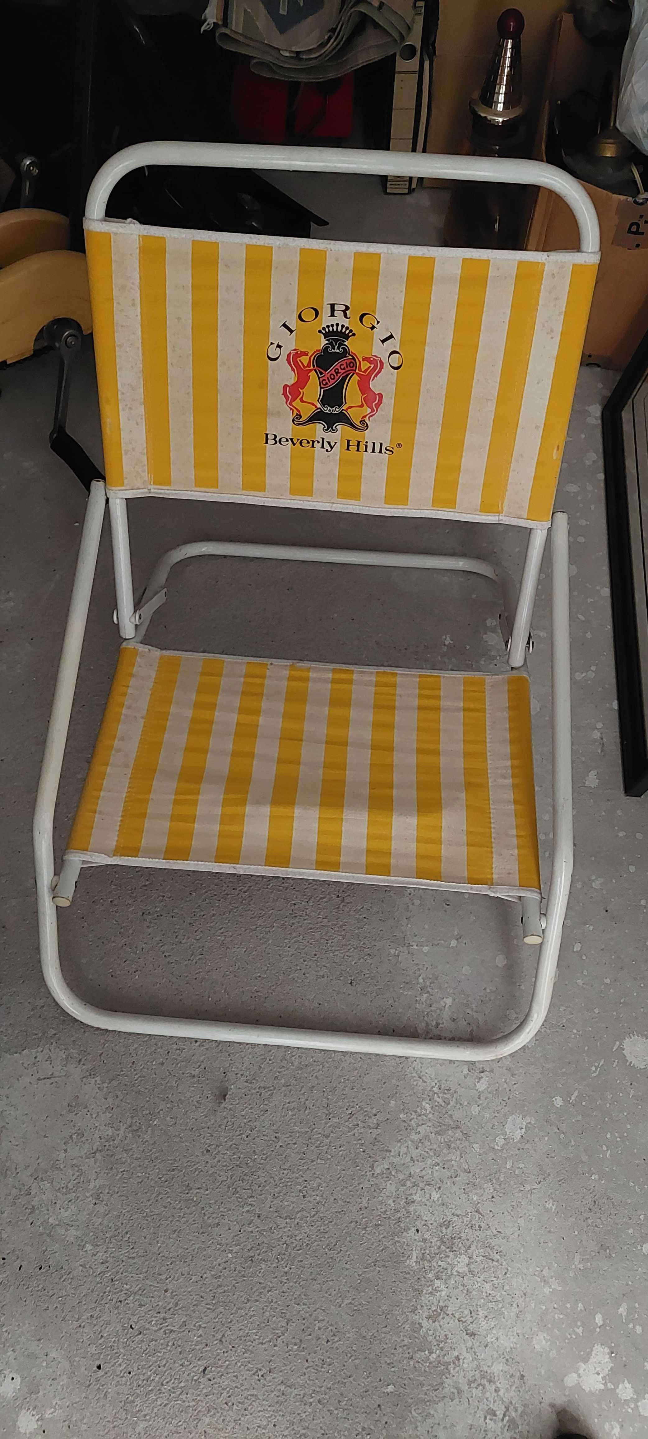 Cadeira de praia vintage  Giorgio Beverly Hills