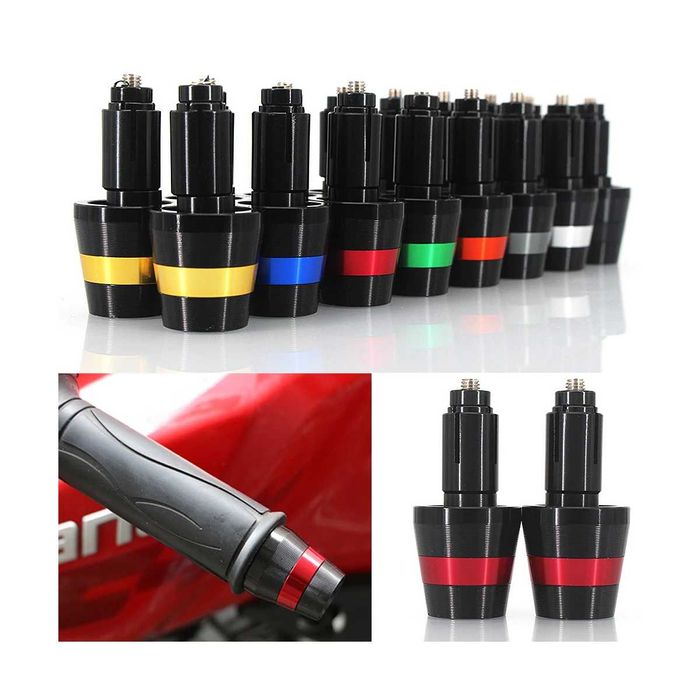 Contrapesos para Guiador de Moto - Alumínio CNC 22 mm