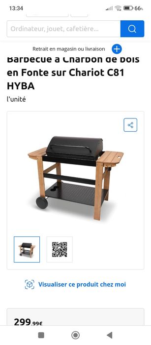 Grelhador barbecue a carvao