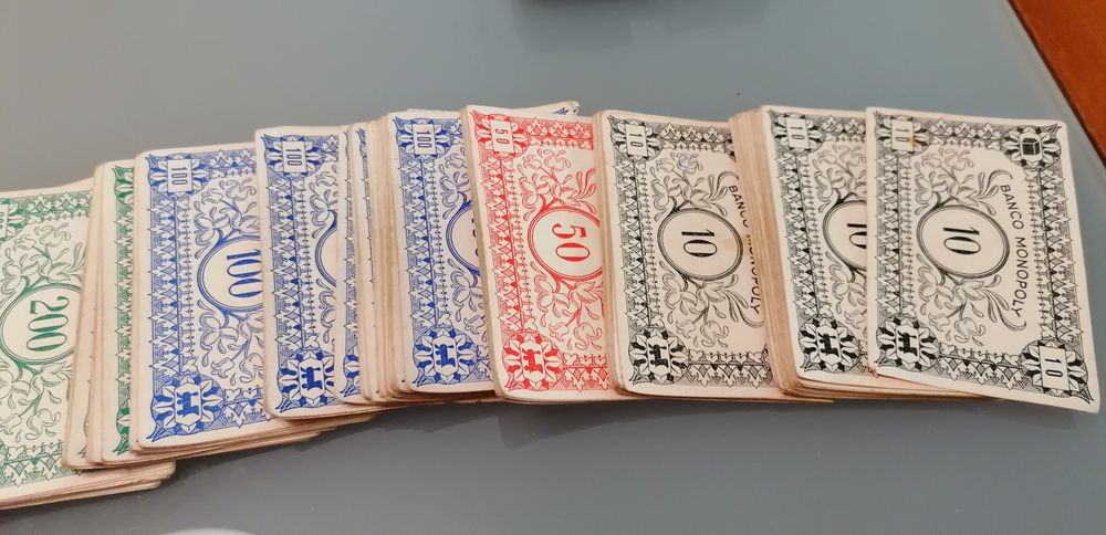 Notas grandes jogo monopolio