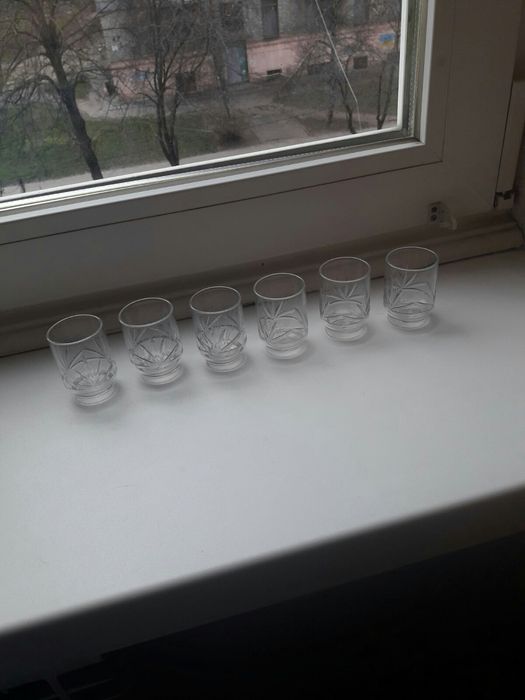 Рюмки хрустальные