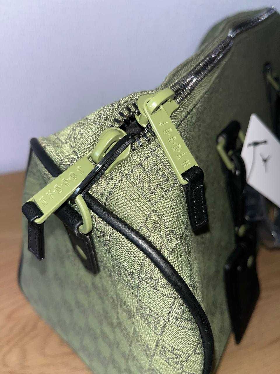 Сумка AIR JORDAN Monogram Olive Duffle Bag / сумка Джордан