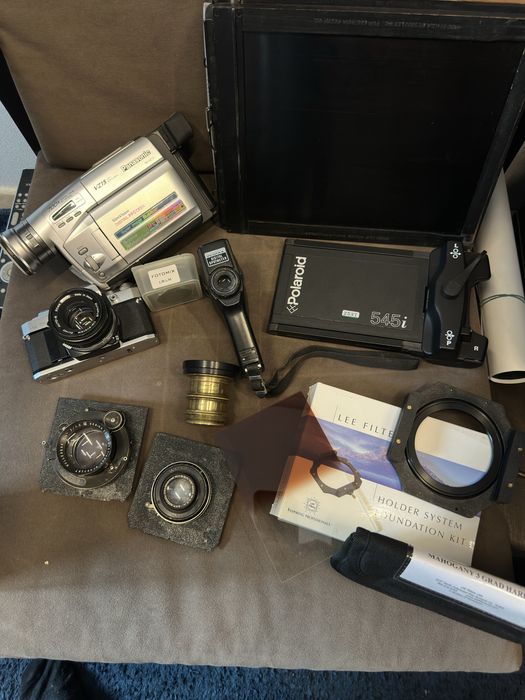 фототехніка плівкова частини mamiya  Panasonic Lee wollensak