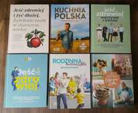 Kolekcja 6 książek kucharskich Jeść Zdrowiej