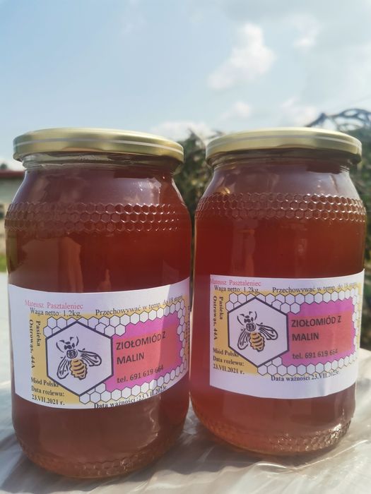 Ziołomiody z własnej pasieki. Zbiory 2025 r.