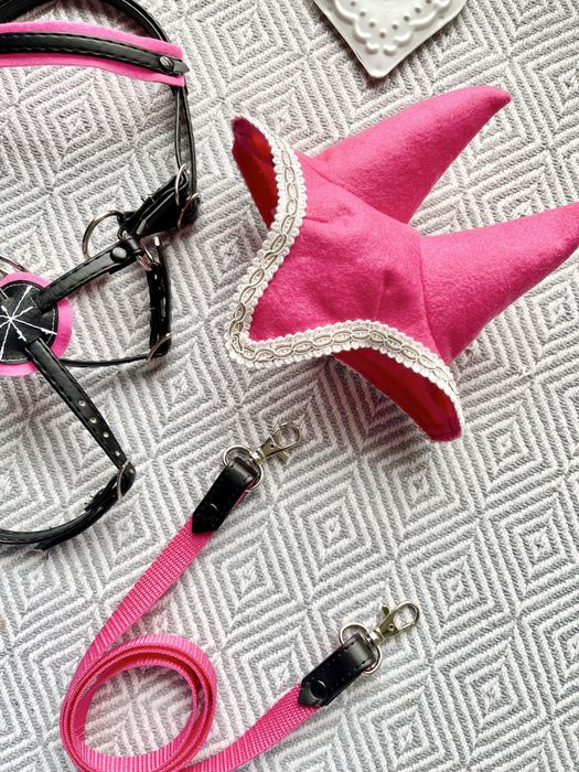 Littlehorses - Zestaw z ogłowiem i nausznikami dla Hobby Horse