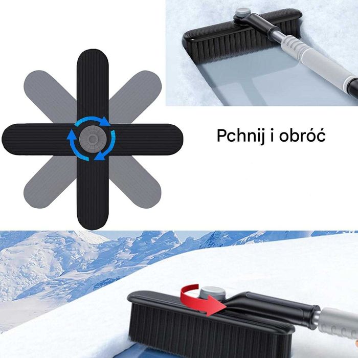 Skrobaczka samochodowa teleskopowa