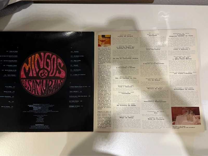 Vinil Rui Veloso Mingos e os Samurais