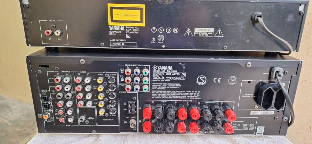 Zestaw wieża yamaha RX-V457 360W CD CDX-530E
