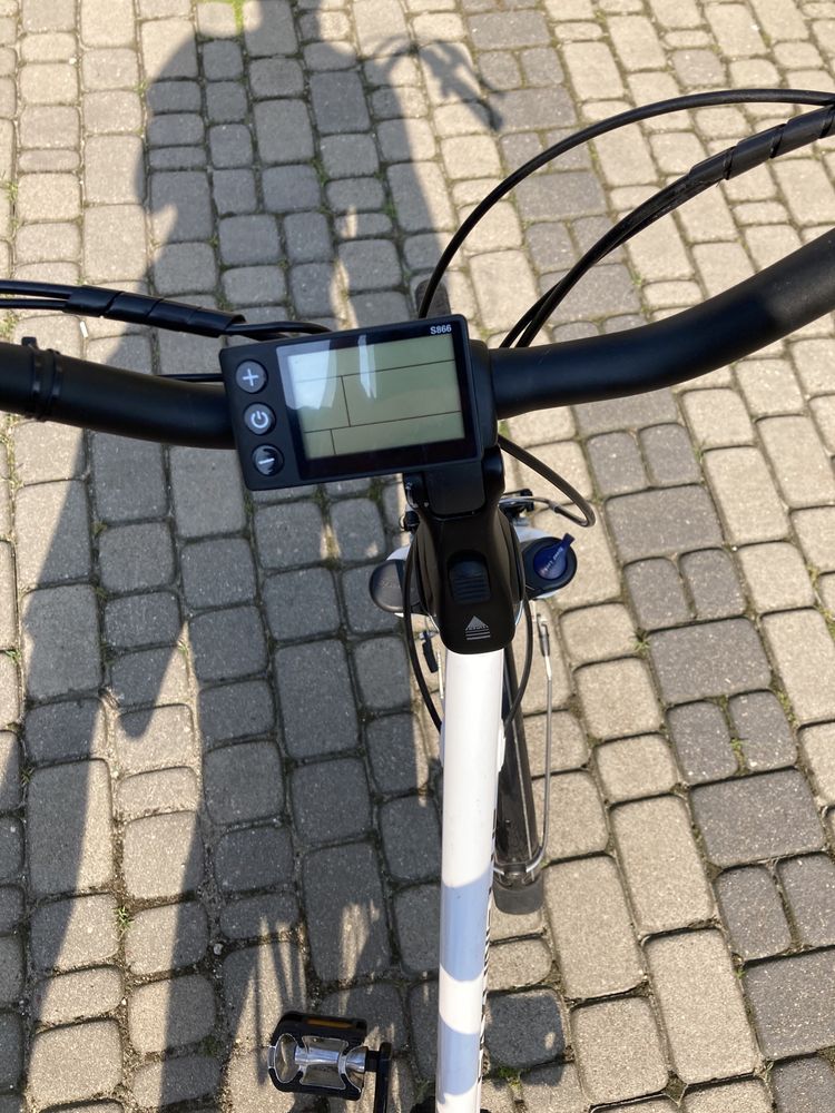 Rower elektryczny Saxonette, biały!