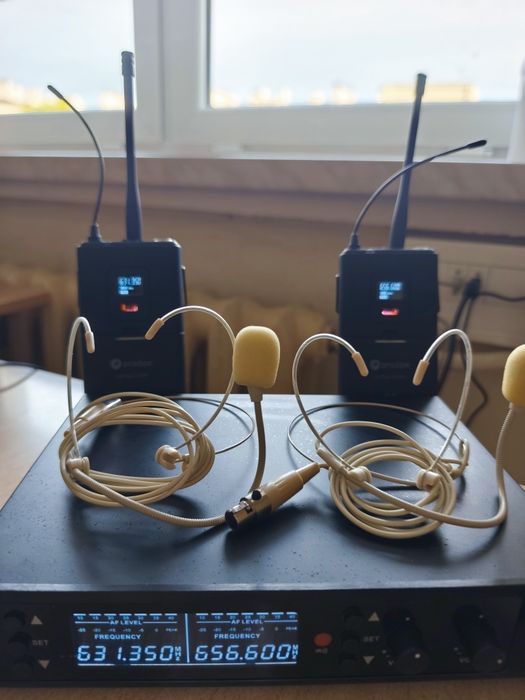 Mikrofony nagłowne prodipe uhf b 210 headser duo