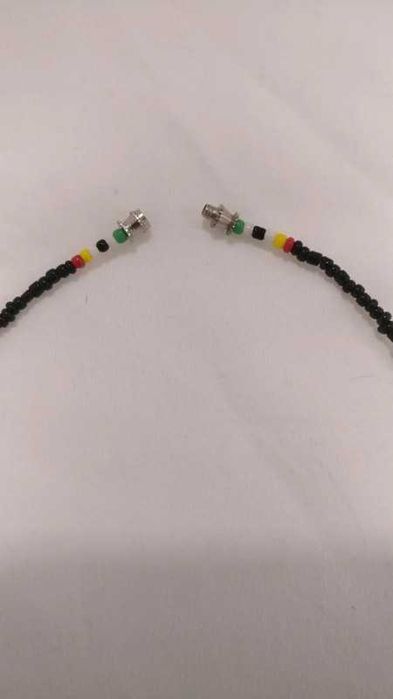 Colar de missangas com pendente Moçambique