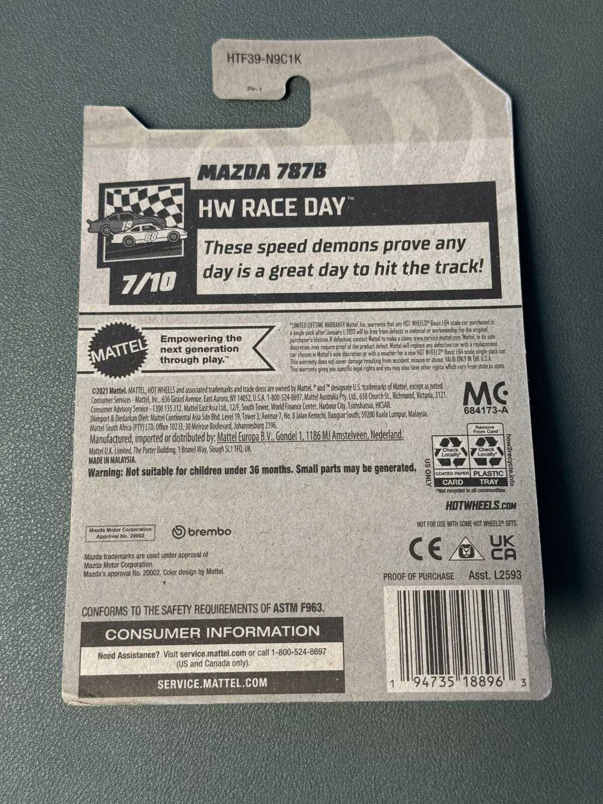 Super Treasure Hunt Mazda 787B