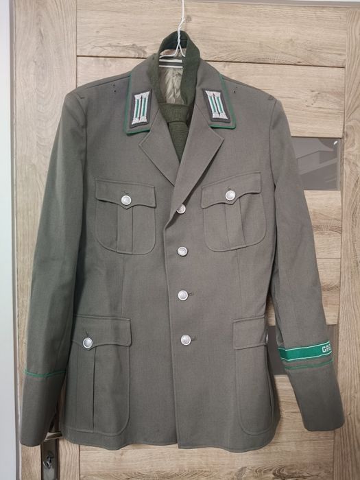 Oryginalny kompletny mundur Grenztruppen DDR NRD PRL niemiecki