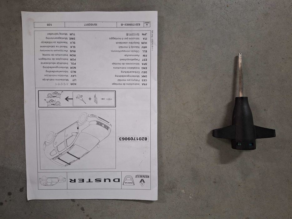 Suporte para tejadilho Dacia Duster 2