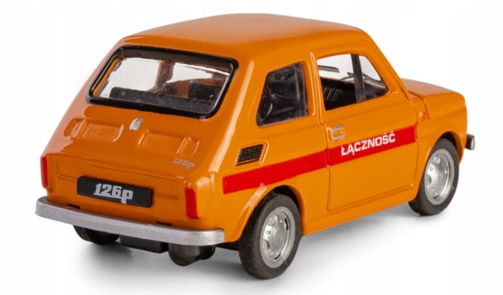 Samochód Fiat 126p Łączność kolekcja PRL Daffi