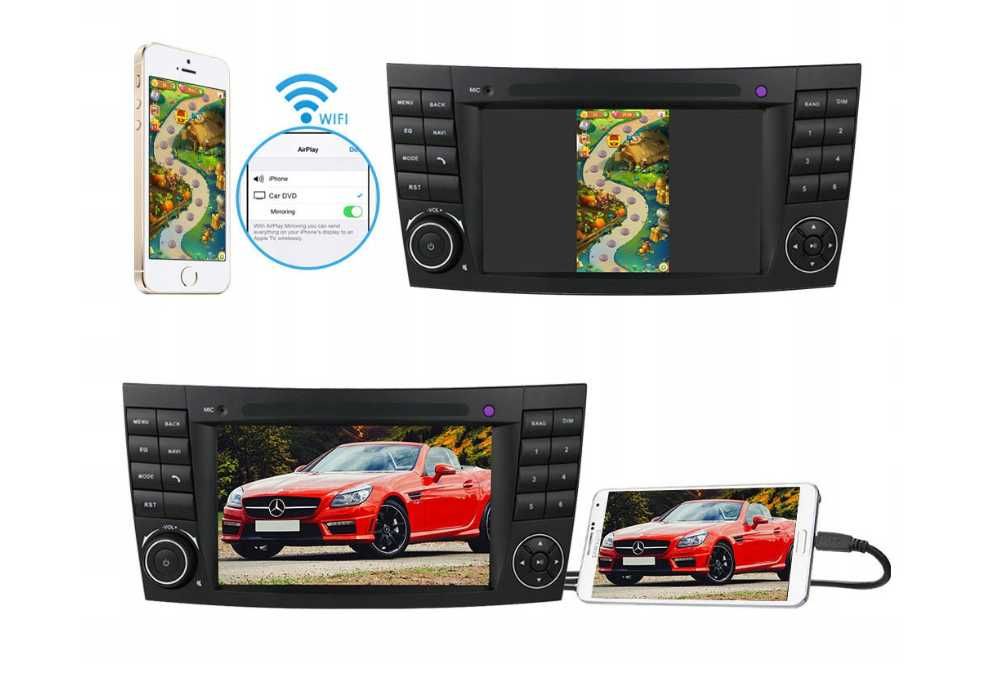 Uniwersalne Radio samochodowe Android M100 Benz E W211 C W209 CLS W219