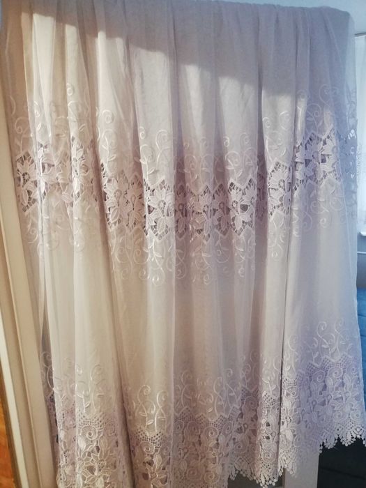 Firana z gipiurą 7,5x1,40