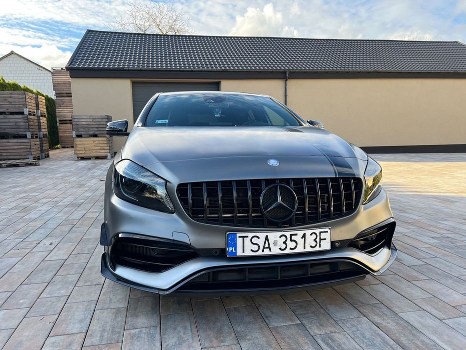 Mercedes-Benz Klasa A Mercedes A45 AMG szary mat!
