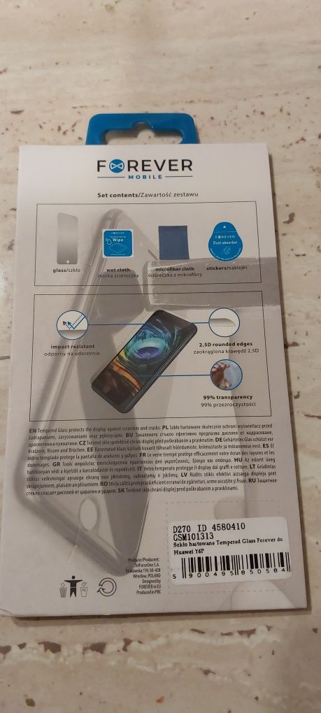 Szkło hartowane nowe for Huawei Y6P