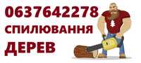 Спилювання дерев Розчищення ділянки Покос трави БОЯРКА