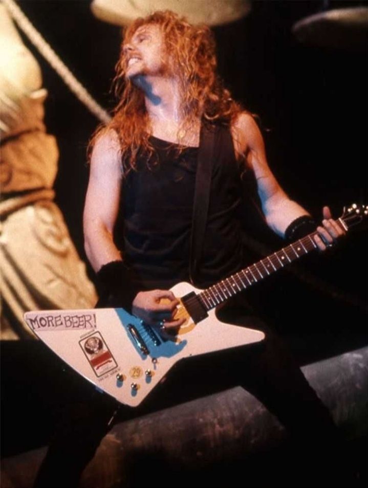MORE BEER James Hetfield Metallica nowe naklejki gitarowe winylowe