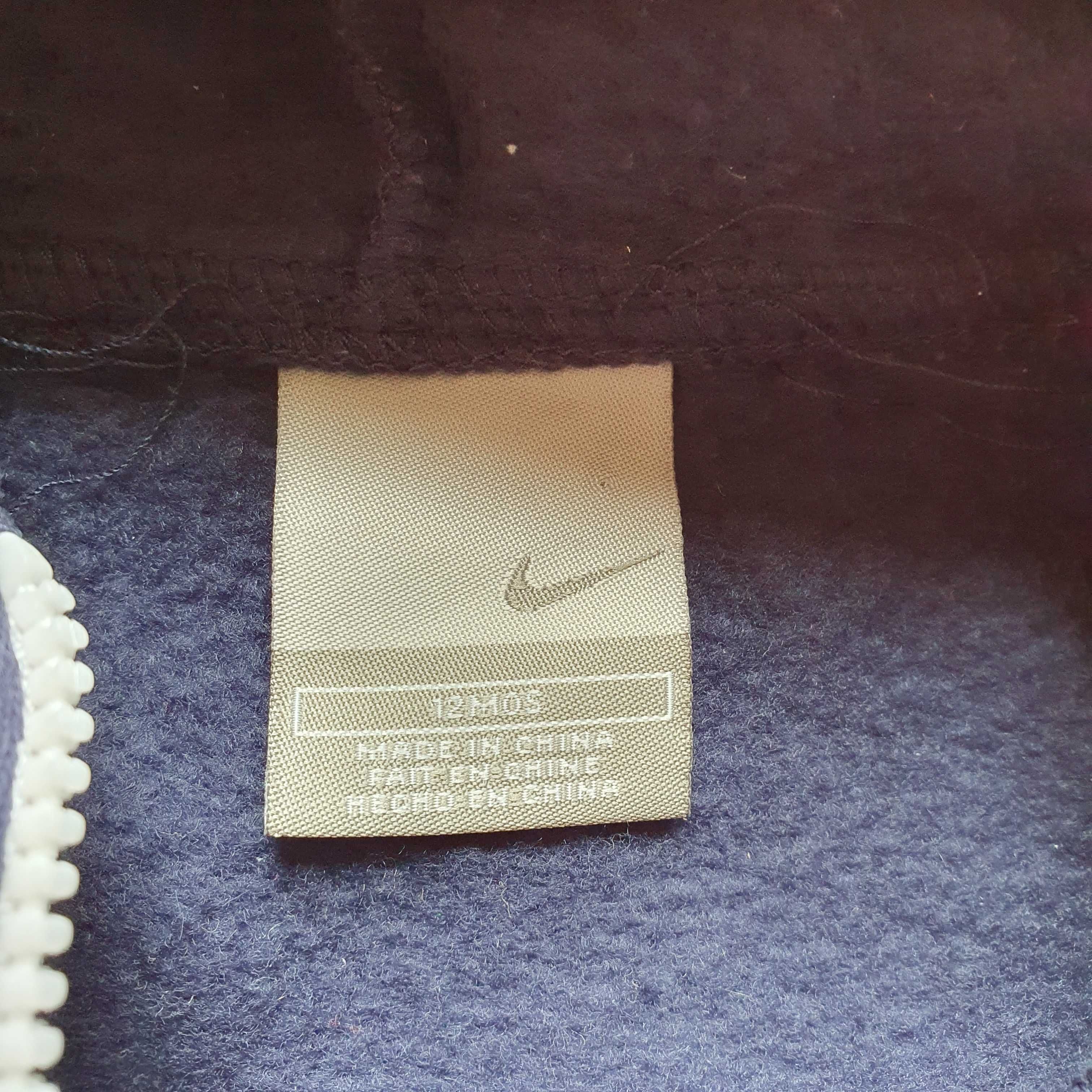 Nike urocza bluza rozpinana granatowa dziecięca 12 miesięcy