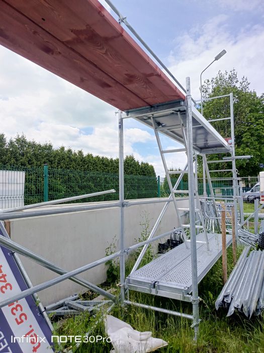 Rusztowanie elewacyjne typu plettac nowe