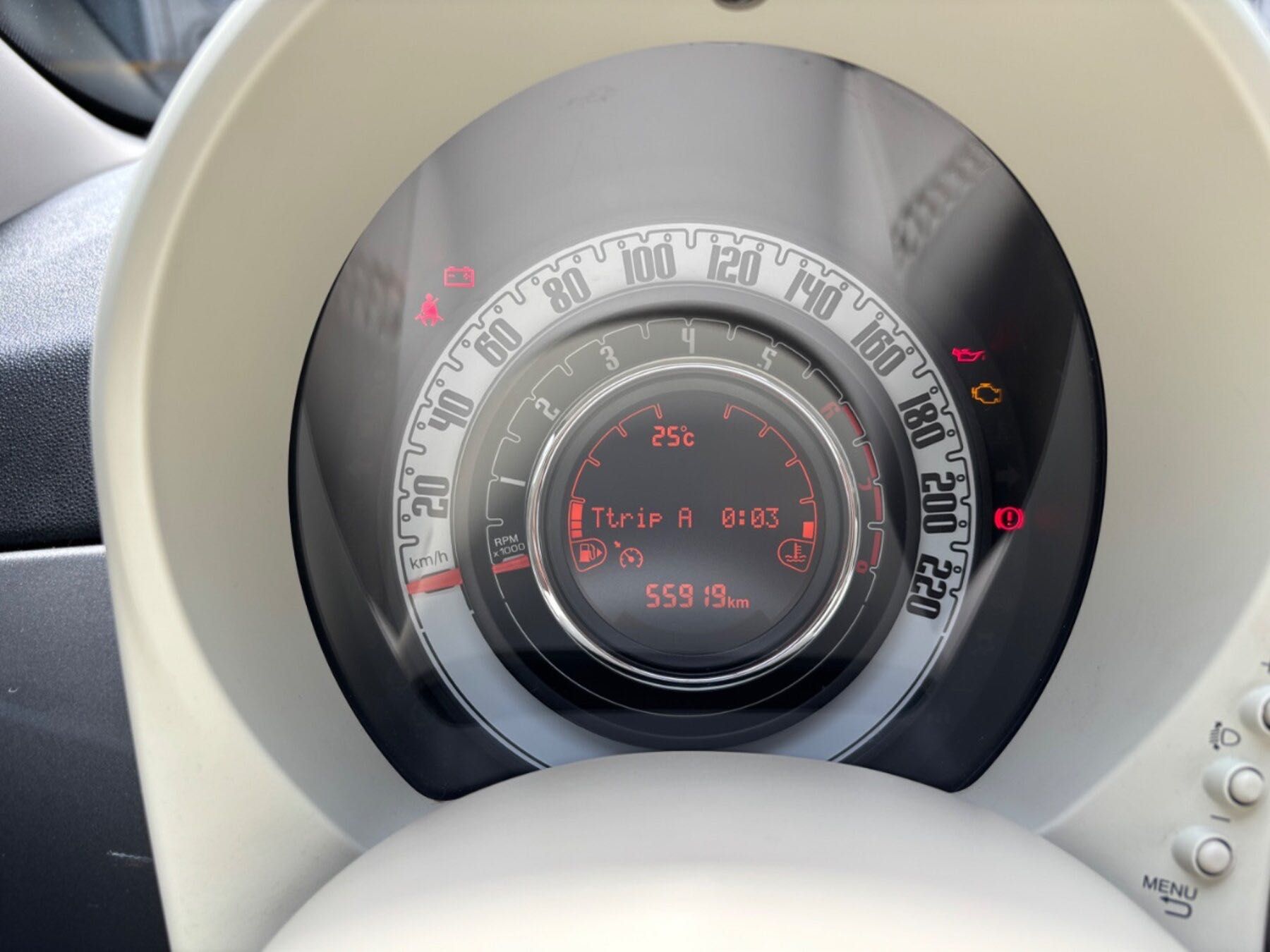 Fiat 500 1.2 Lounge (Julho 2019) – 55 900 km – Nacional