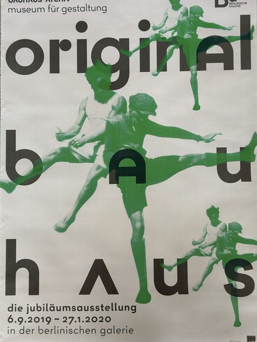 Plakat artystyczny Bauhaus wydruk z wystawy dekoracja Loft Modern