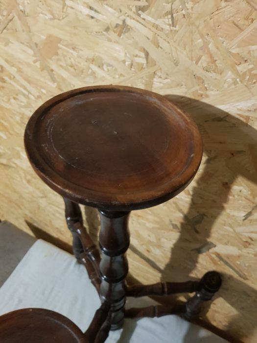 Kwietnik drewniany prl