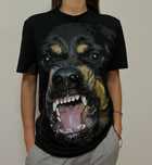 Givenchy Rottweiler Crewneck T-shirt in Black