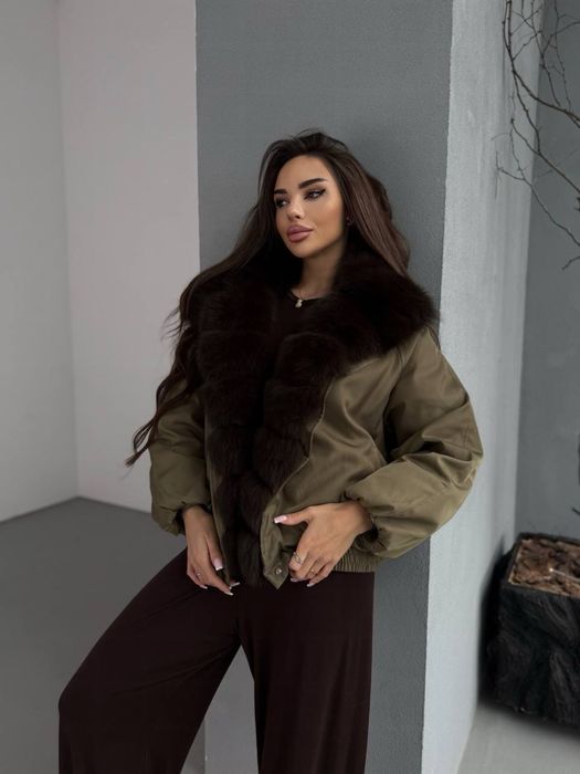 Куртка парка з натуральним хутром