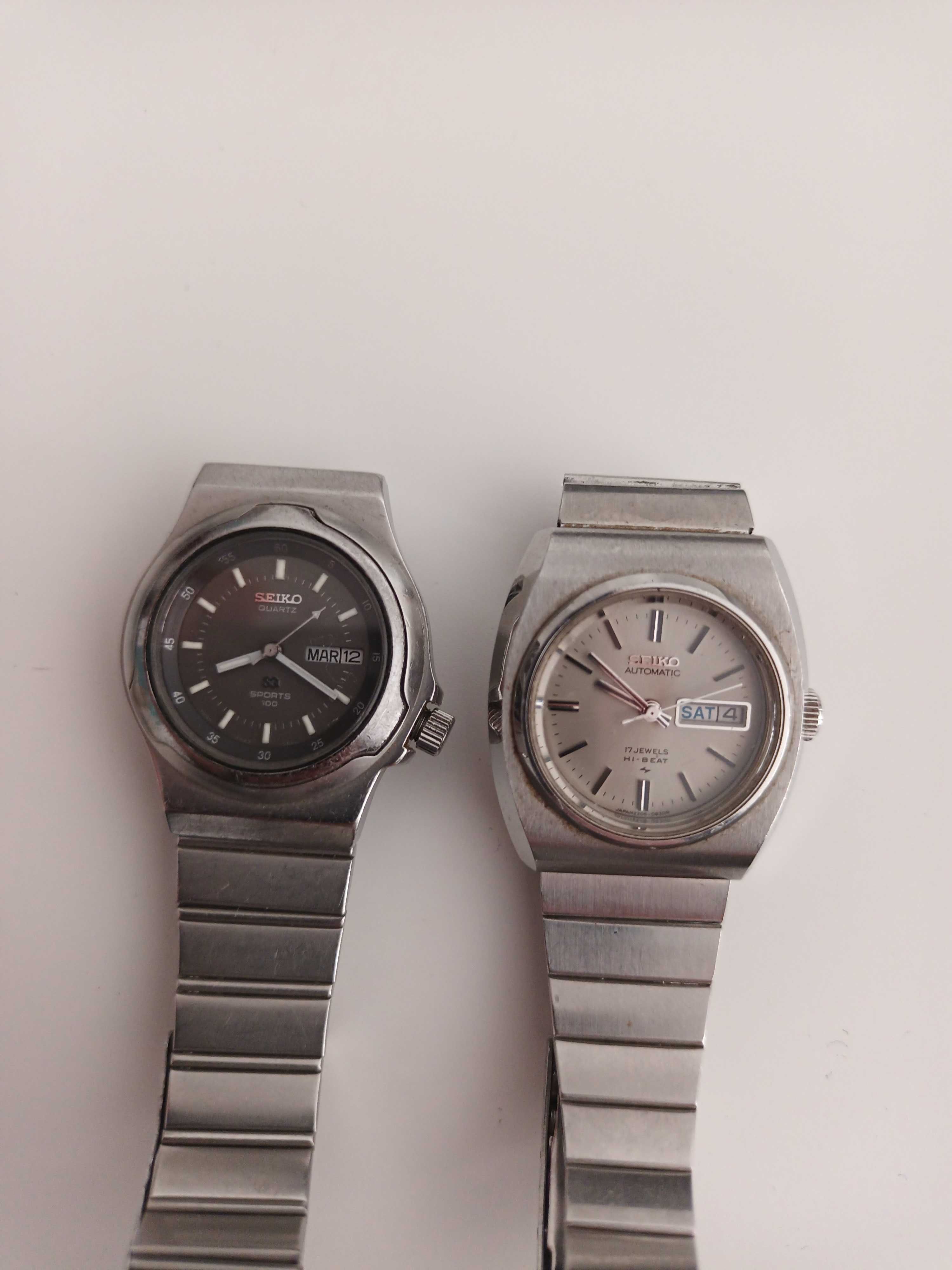 2 Relógios Seiko (Hi-Beat Automatic e Sports 100)