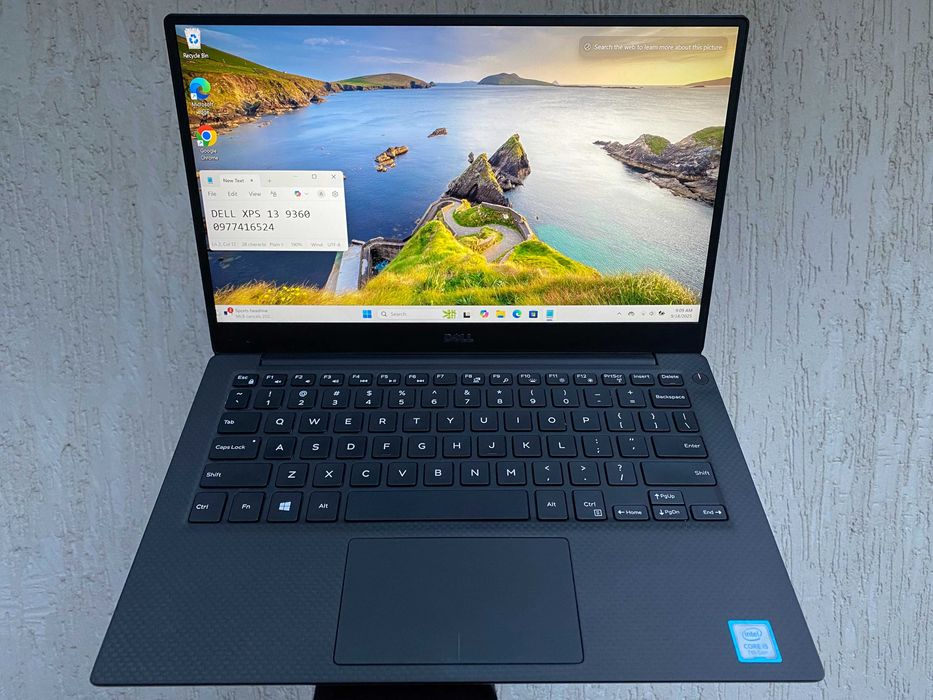 Безрамковий преміальний ультрабук Dell XPS 13 9360 i5 8/128Gb 7,5годин