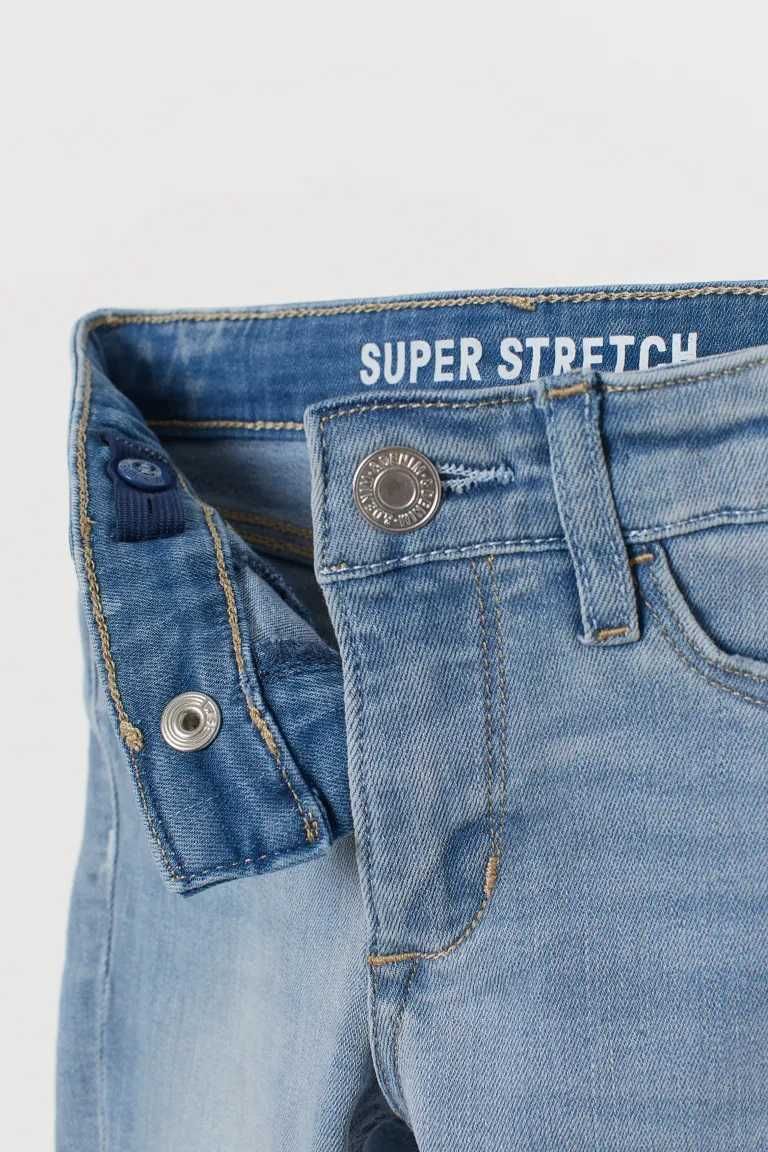 Джинсы на девочку 8-9 лет H&M Superstretch Skinny Fit Jeans